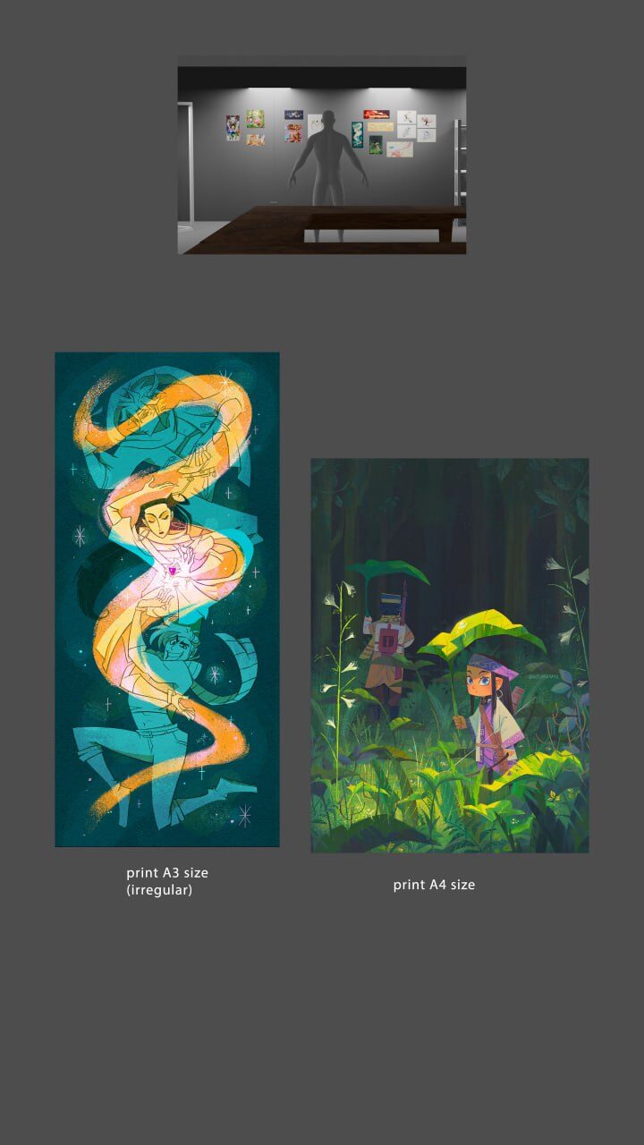 Fantasy & adventure illustration prints