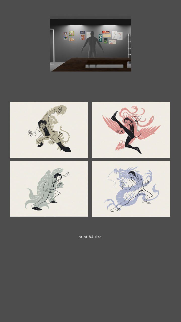 Yakuza / Like a Dragon inspired prints