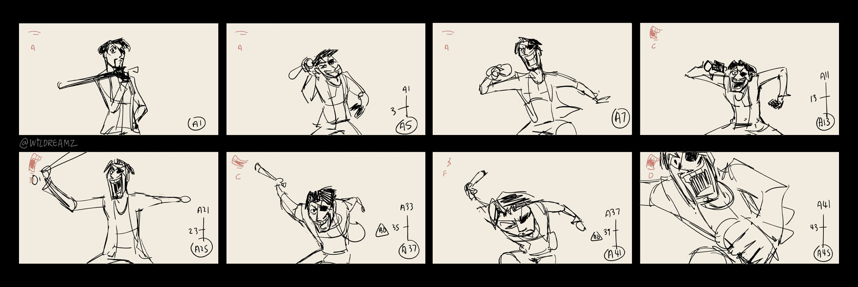 Found ya, Kiryu-chan! (animation keys)